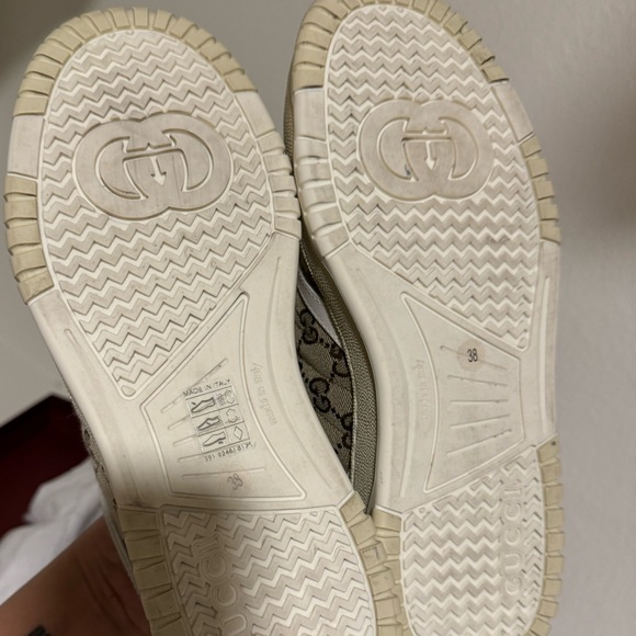 GUCCI RE-WEB MIX MEDIA WOMEN’S SNEAKERS - Picture 14 of 16